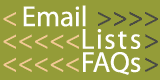 Email Lists - Frequently Asked Questions